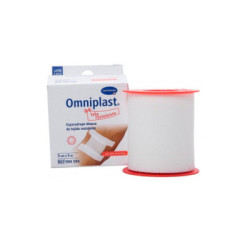 Omniplast Esparadrapo Tela Blanco 5M X 5Cm