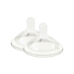 Chicco Step Up Tetina Flujo Rapido 6M+ 2 Uds.