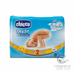 Pañal Dry Fit Chicco 3-6Kg 25U