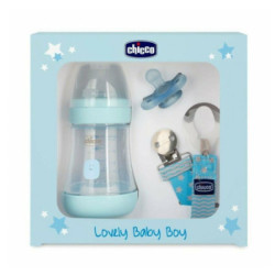 Biberon Chicco Pack 0 Meses 150Ml. + Chupete + Clip