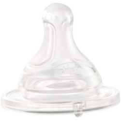 Tetina Silicona Chicco Physio 0M+ Flujo Lento 2 Ud.