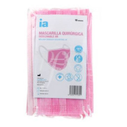Mascarilla Quirurgica Desechable Interapothek 10