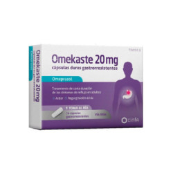 Omekaste 20 mg 14 capsulas gastrorresistentes