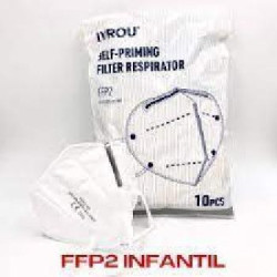 Mascarilla Niño Ffp2 Bolsa Indv Ce 10 Un